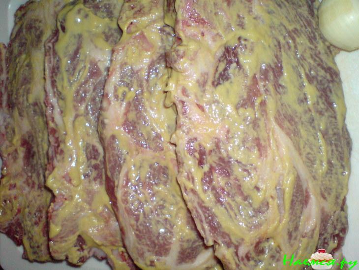 Мясо фламбированное