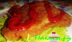 Соус и мясо (отбивные замаринованные в яйце) Соус и мясо (отбивные замаринованные в яйце)