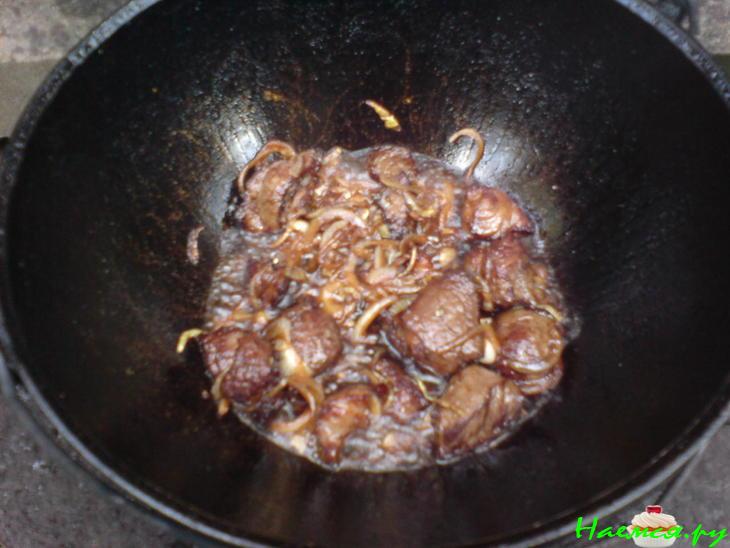 Плов с говядиной и зарой Плов с говядиной и зарой