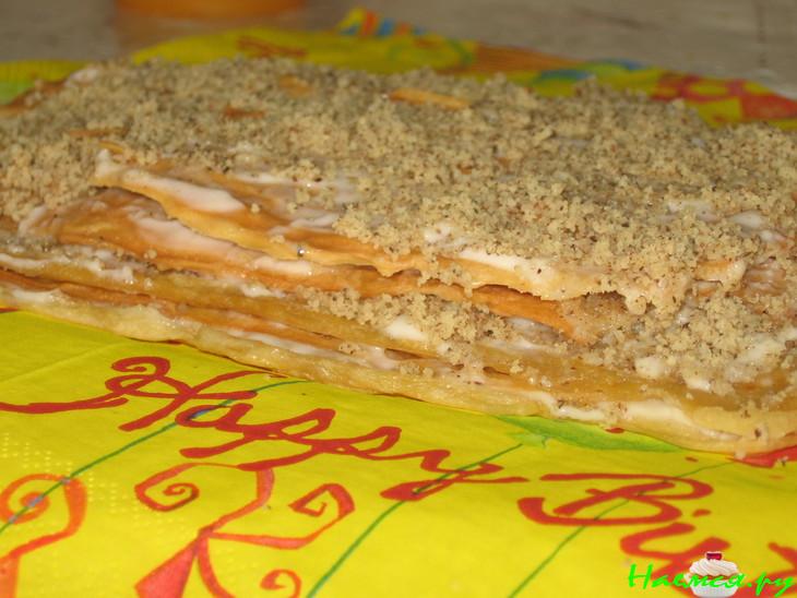 Вафельный лёгкий тортик