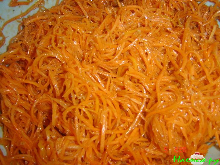 Морковь по-корейски с соевым соусом Морковь по-корейски с соевым соусом