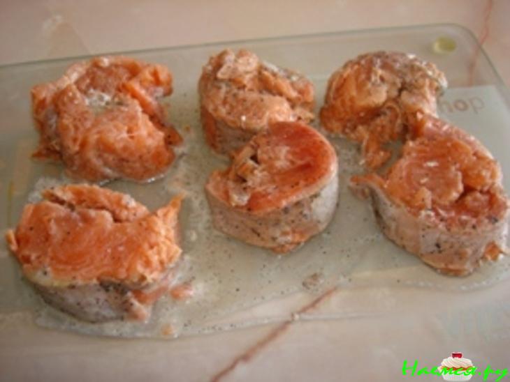 Рыба (филе) в сырном суфле 