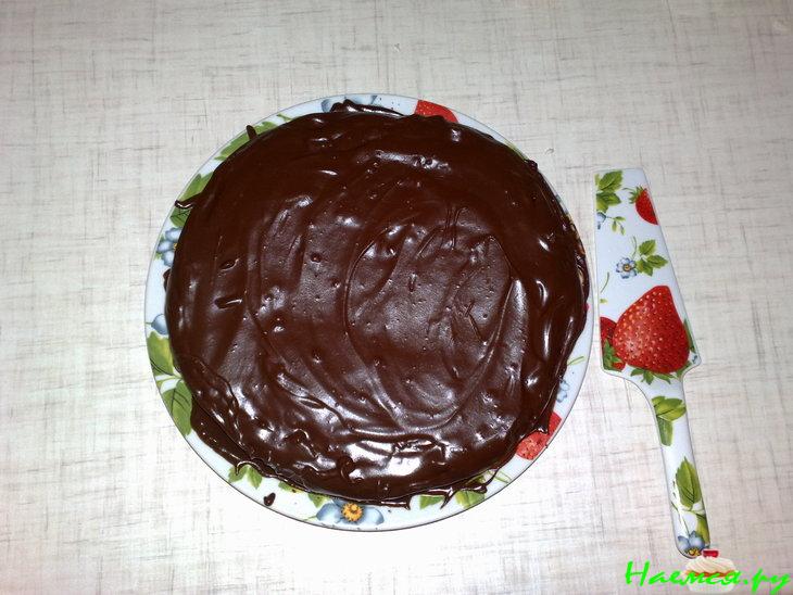 Торт "Захер" с абрикосовым вареньем