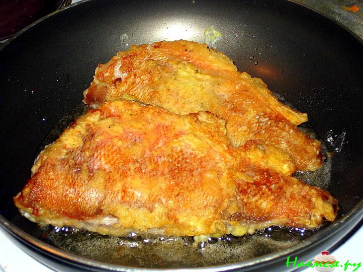 Окунь жаренный