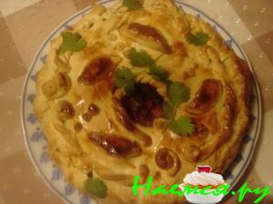 Английский мясной пирог с красной фасолью Английский мясной пирог с красной фасолью