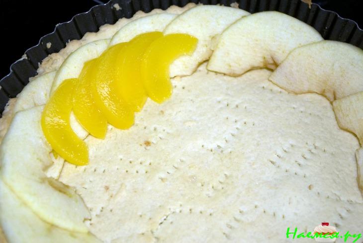 Яблочно-персиковый пирог Яблочно-персиковый пирог