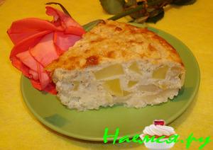 Диетический яблочный пирог "Дюймовочка" Диетический яблочный пирог "Дюймовочка"