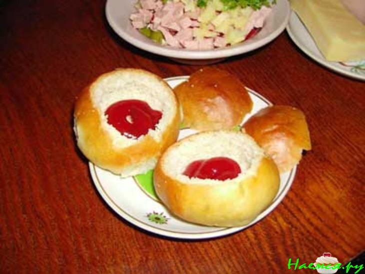 Пицца в "гнeздышке"