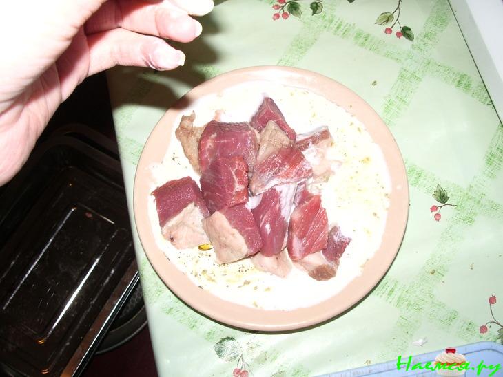 Мясо под шубой (говядина) Мясо под шубой (говядина)