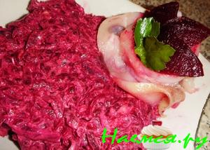 Свекольный салат-крем