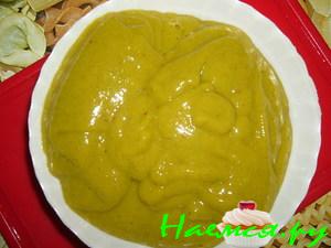 Соус "Ткемали" из замороженной желтой алычи