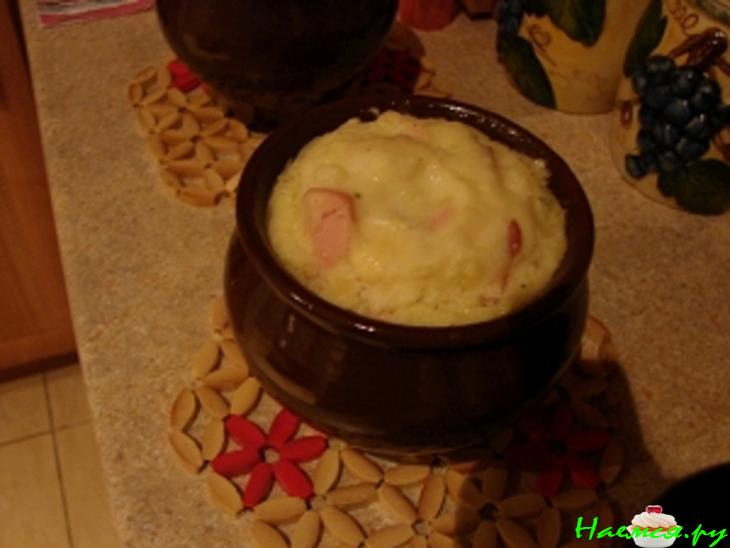 Картофельное пюре в горшочке