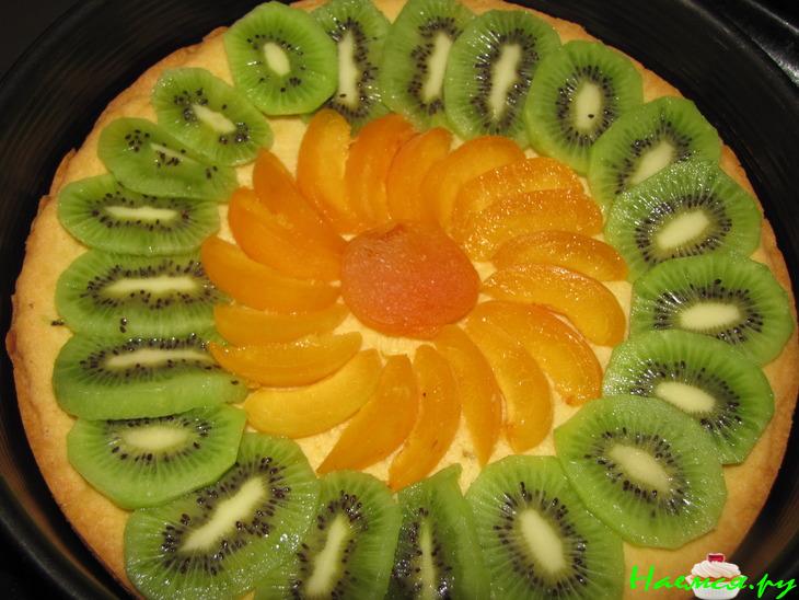 Песочный пирог с фруктами Песочный пирог с фруктами