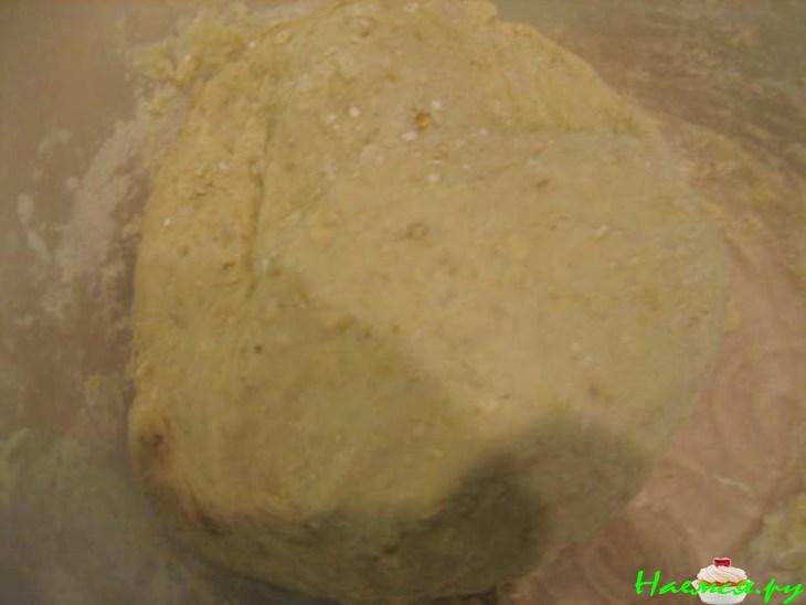 Пирог с копчёным лососем