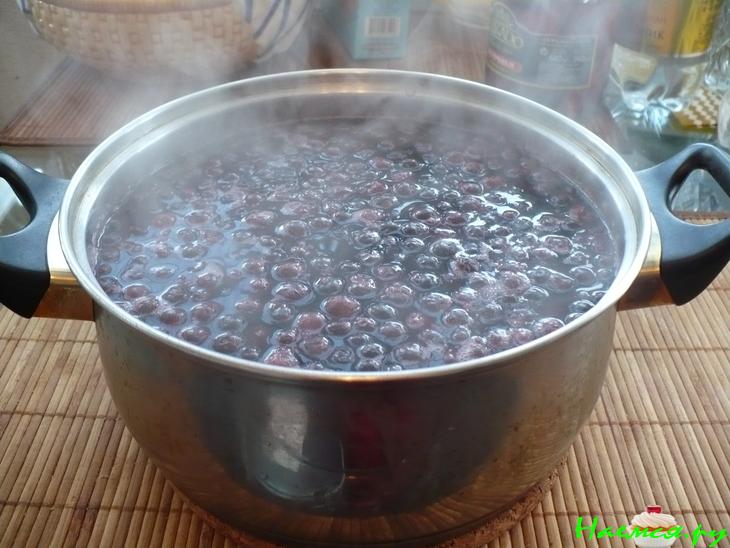 Кисель из черной смородины