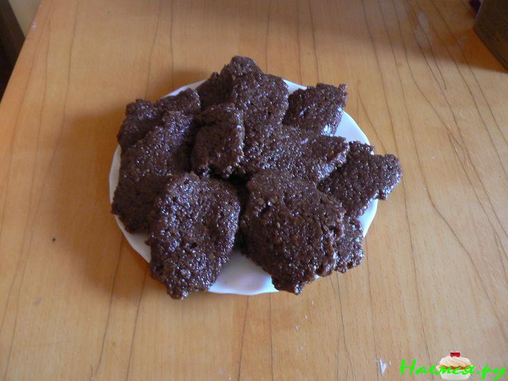 Печенье с овсяными хлопьями Печенье с овсяными хлопьями