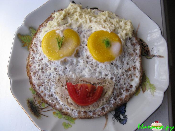 Яичница с гречкой "Чудик" для детей