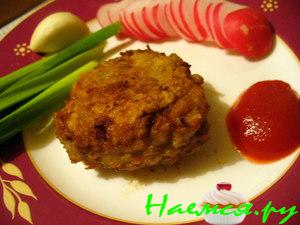Котлетки мясные с грибами Котлетки мясные с грибами