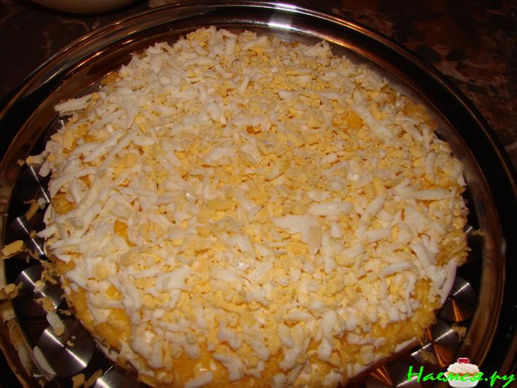 Торт "Закусочный" с лососем и творогом Торт "Закусочный" с лососем и творогом