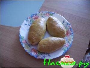 Пирожки с тушеной капустой