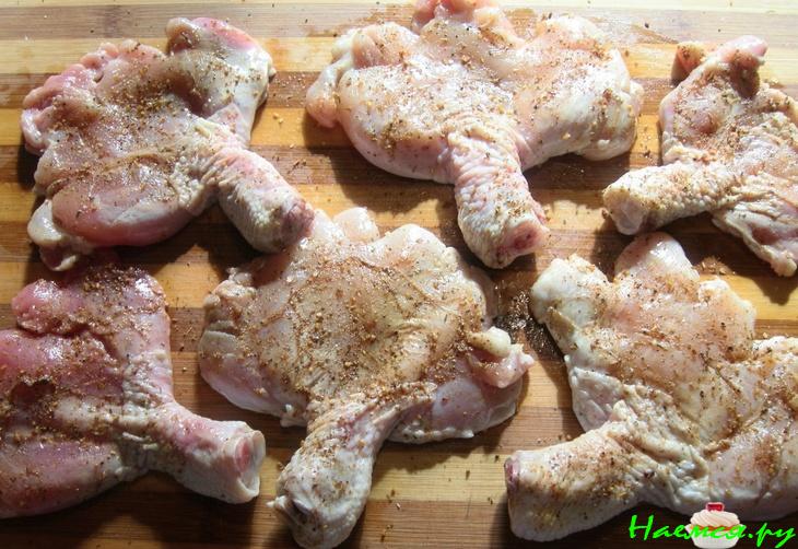 "Веера" из куриных ножек