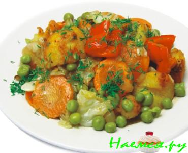 Грибы, тушенные с овощами Грибы, тушенные с овощами