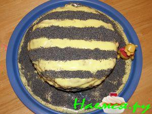 Торт 'Пчёлка' со сметанным кремом