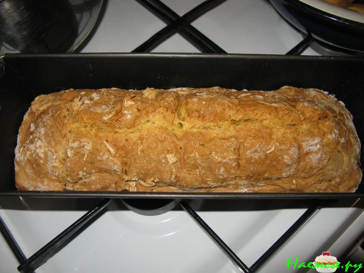 Хлеб на кефире, без дрожжей