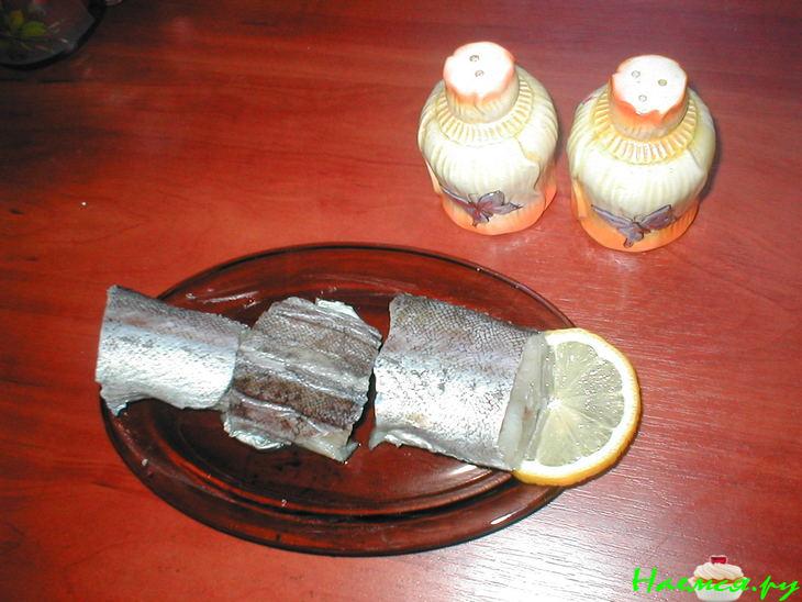 Минтай в соусе