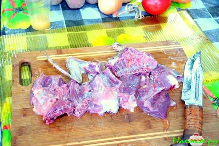 Супчик из дикой утки на огне Супчик из дикой утки на огне