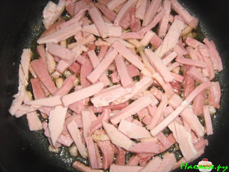 Макароны с окороком и сыром Макароны с окороком и сыром