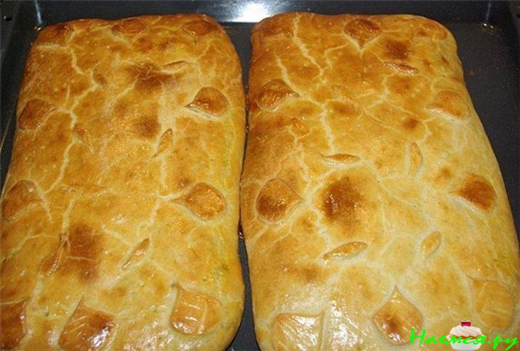 Сочный капустный пирог с куриным фаршем Сочный капустный пирог с куриным фаршем