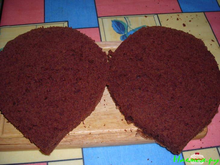 Торт бисквитный "Ёжик"