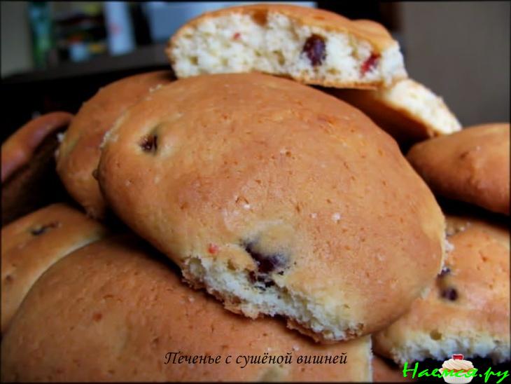 Печенье с сушеной вишней + Мягкое яблочное печенье