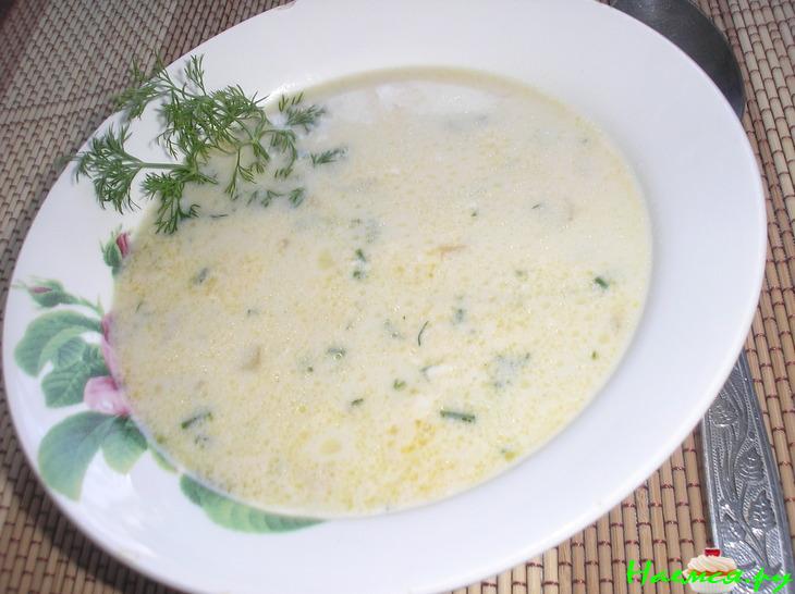 Простой и легкий сырный супчик за 20 минут