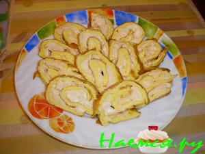 "Яичный рулетик"