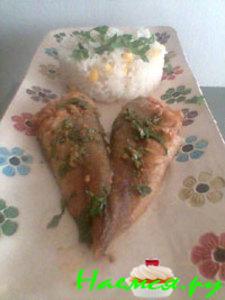 Жареная рыба под Испанским соусом