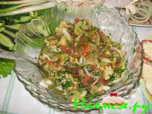 Овощи на гриле к шашлыку