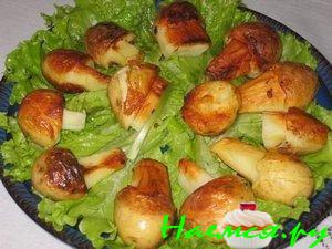 "Грибы" из картофана