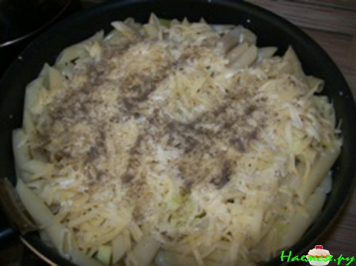 Макароны с кабачком