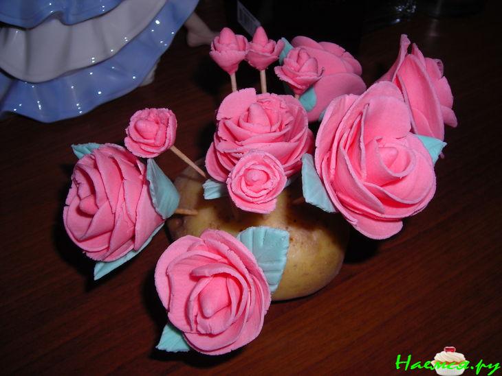 Торт бисквитный 'Розовая мечта' Торт бисквитный 'Розовая мечта'