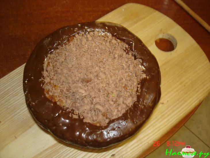 Торт "Горшочек с фиалками"