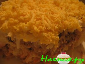 Салат 'Проще не бывает' рыбный Салат 'Проще не бывает' рыбный