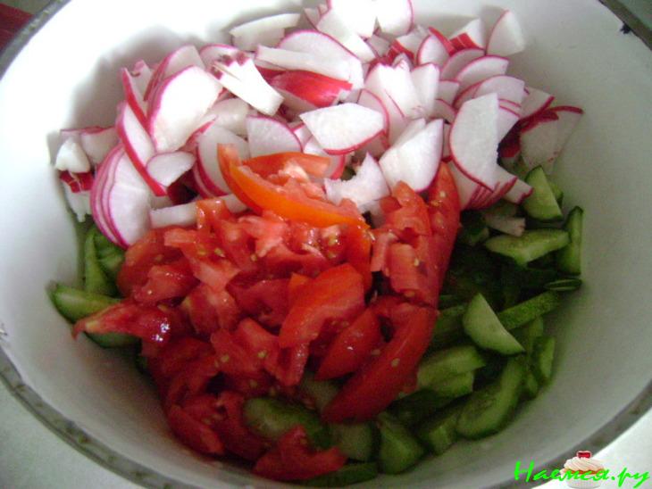 Салат овощной "Летний" Салат овощной "Летний"