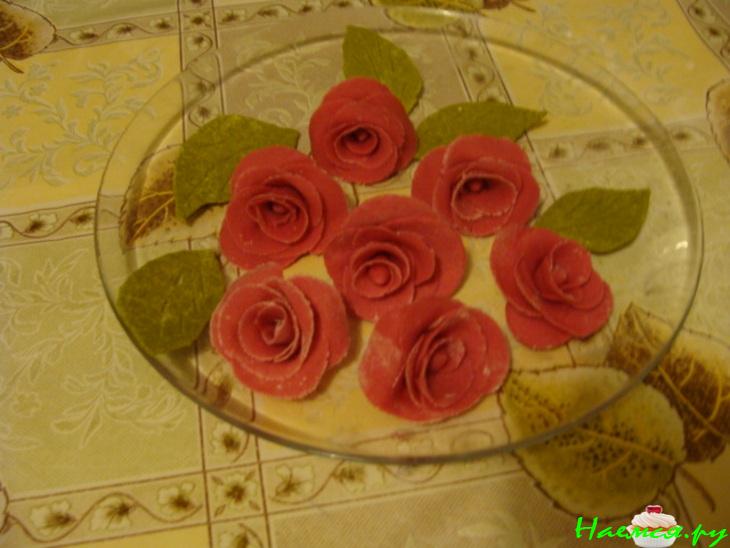 Торт с украшением из мастики (вариант)