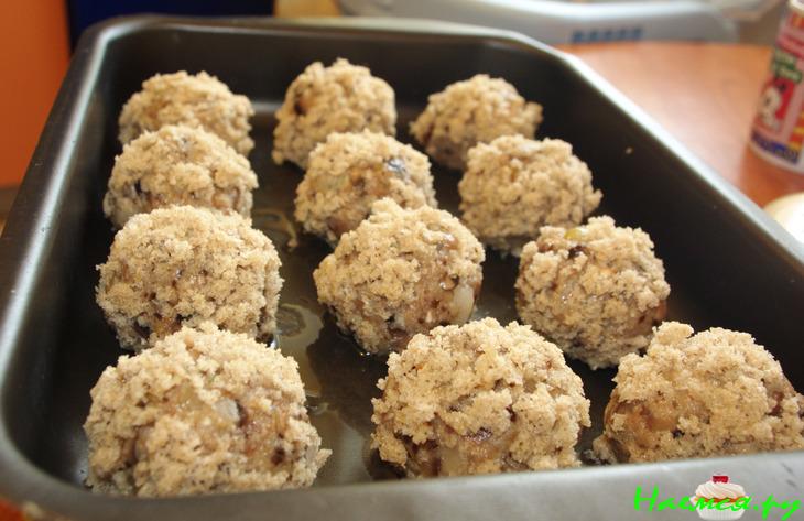 Мясные шарики с беконом