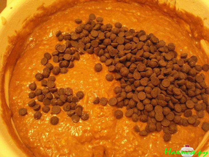 Шоколадный банановый пирог