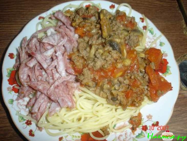 Спагетти с карбонатом