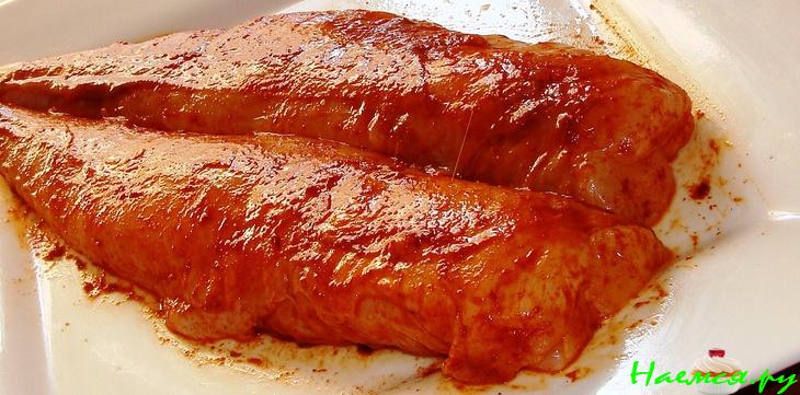 Филе Морского чёрта с соусом Филе Морского чёрта с соусом