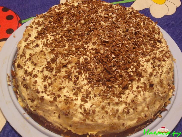 Торт 'Кудрявый пинчер' со сгущенкой